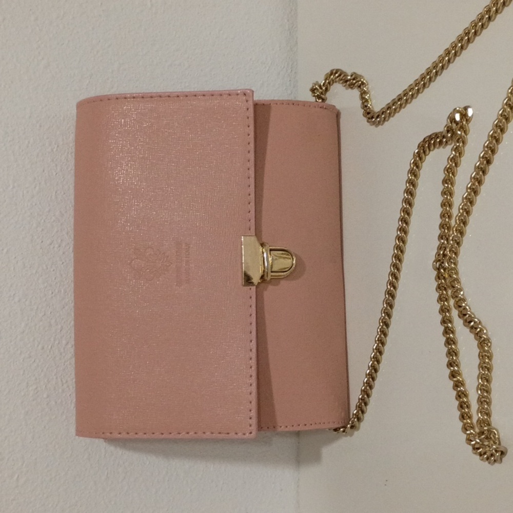 Pink Chain Strap Women's Bag